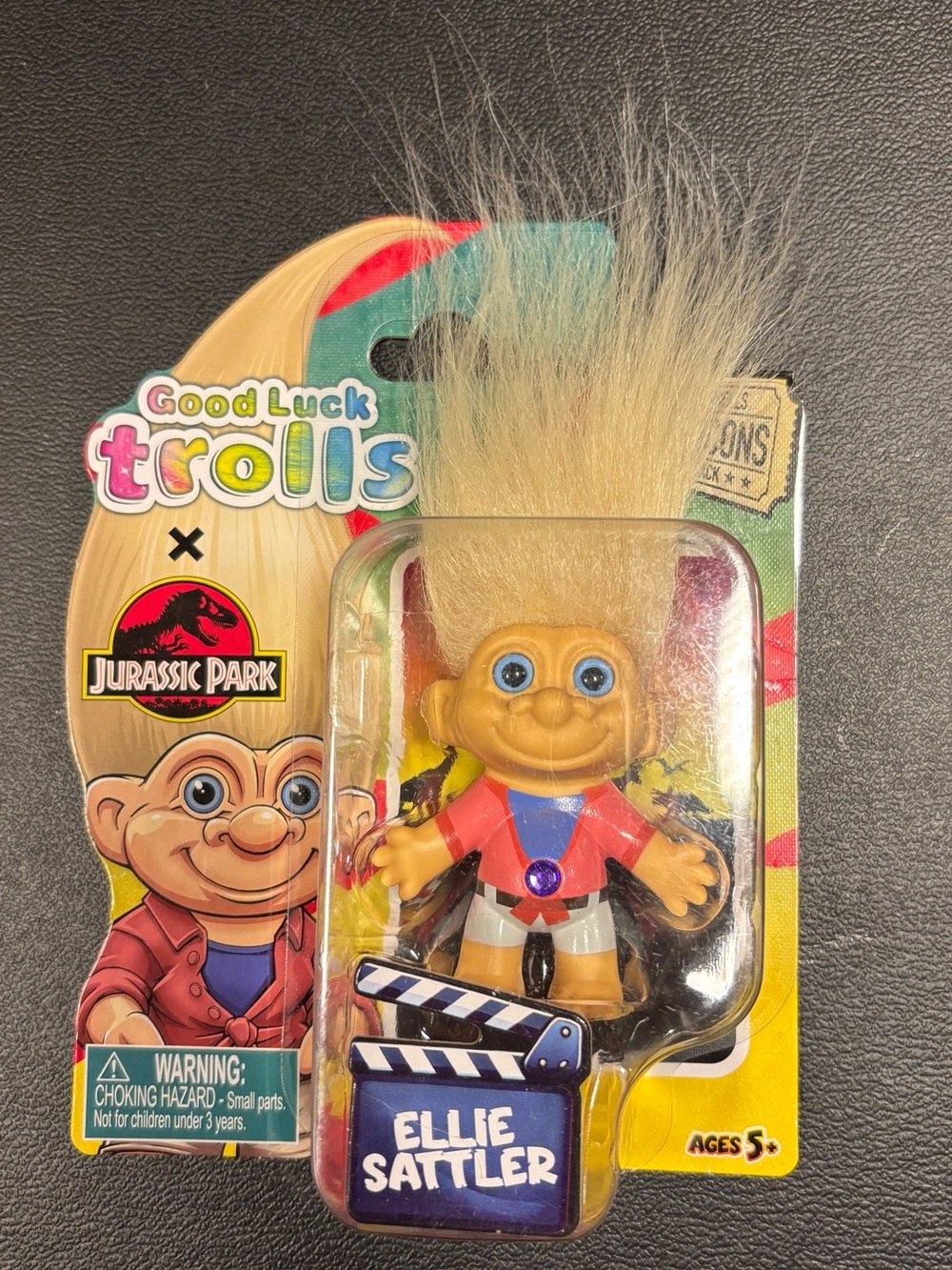 Good Luck Trolls x Jurassic Park Ellie Sattler Plush-Style Figure - Blonde